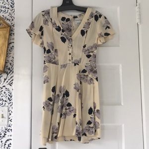 Privacy Please Cream Floral Dress